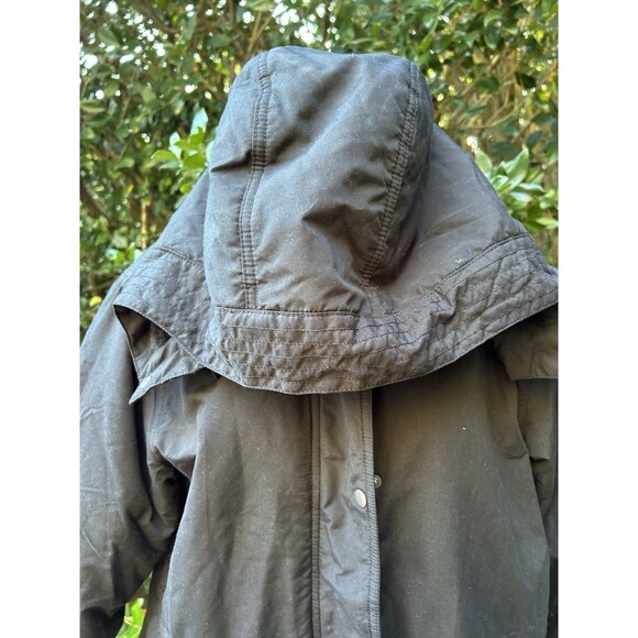 Women’s Faux-fur Lined Hooded Pockets Parka Black Jack By Old Navy Size Medium - Picture 8 of 10